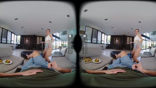 Porno VR en primera persona con la joven belleza Mary Popiense